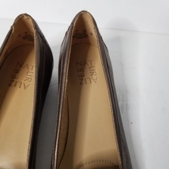 Naturalizer metallic copper flats comfort shoe 8 - Picture 5 of 7